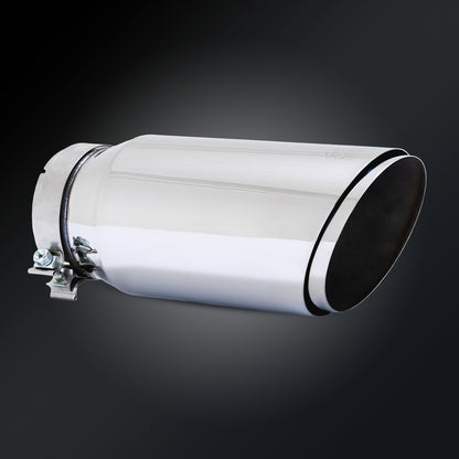 Vance & Hines 5" X 6.5" X 16" Polished Twin Slash Universal Exhaust Tip