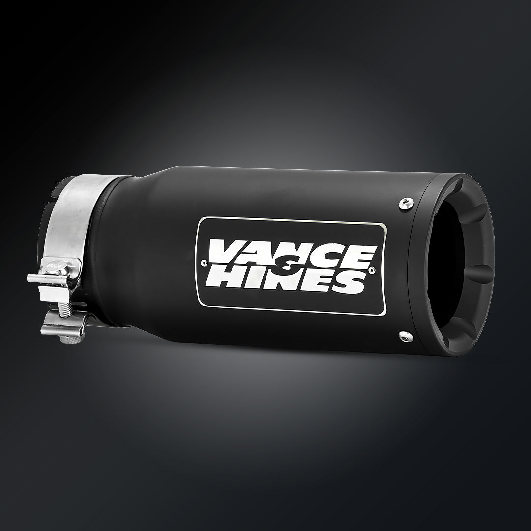 Vance & Hines 4" X 5" X 12" Black Eliminator Universal Exhaust Tip