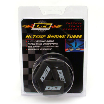 DEI 10810 Spark Plug Wire / Boot Shrink Tubes 18mm X 1.5" Black 010810