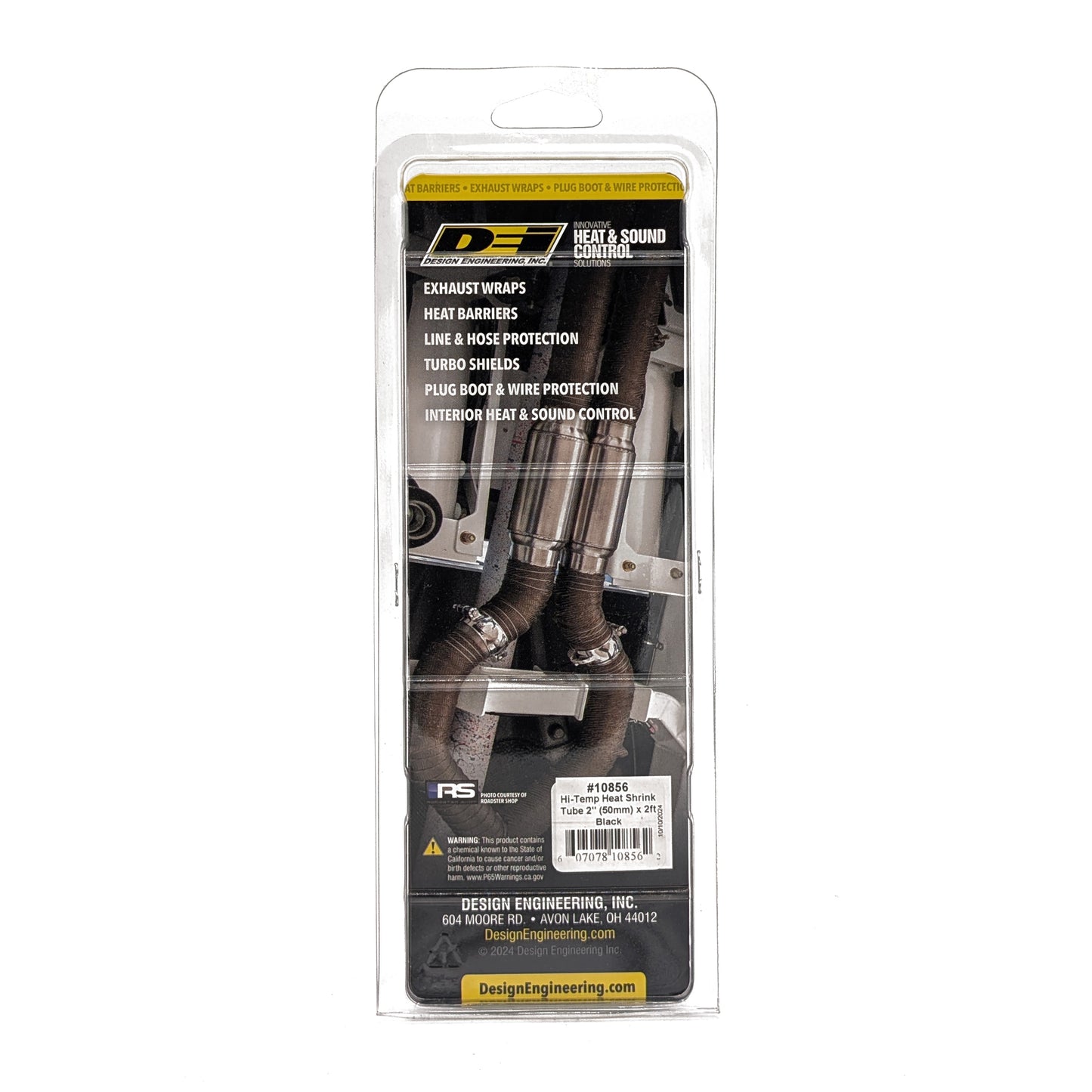 DEI 10856 Hi-Temp Shrink Tubes 2" (50mm) X 24" 010856