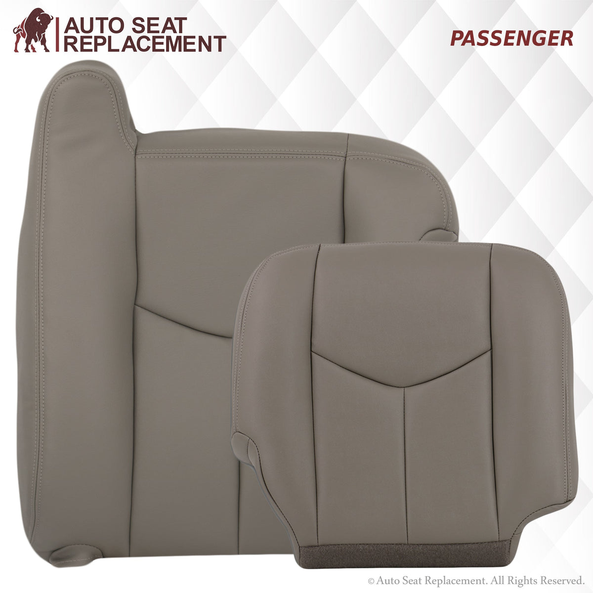 2003-2007 GMC Yukon Seat Cover In Light Gray: (pewter) Choose From Variation