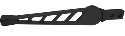 Adjustable Billet Shift Lever; Bolt On; Black; 10"