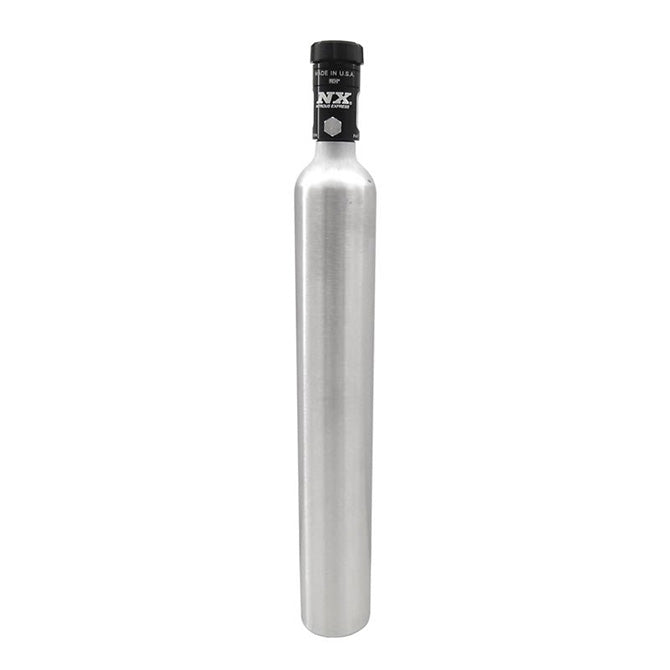 Nitrous Express - 7 OZ MINI-BOTTLE W0/ MOTORCYCLE VALVE (2  DIA. X 11.36  TALL)  - 11021