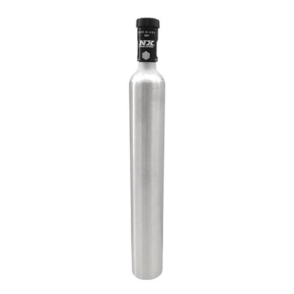 Nitrous Express - 7 OZ MINI-BOTTLE W0/ MOTORCYCLE VALVE (2  DIA. X 11.36  TALL)  - 11021