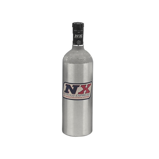 Nitrous Express - 1.4 LB BOTTLE W/ MOTORCYCLE VALVE (3.2  DIA. X 11.38  TALL) - 11023