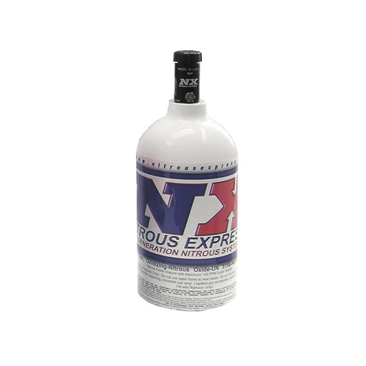 Nitrous Express - 2 LB BOTTLE W/ MOTORCYCLE VALVE - 11030