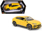 Lamborghini Urus Yellow 1/18 Diecast Model Car by Bburago  free shipping USA