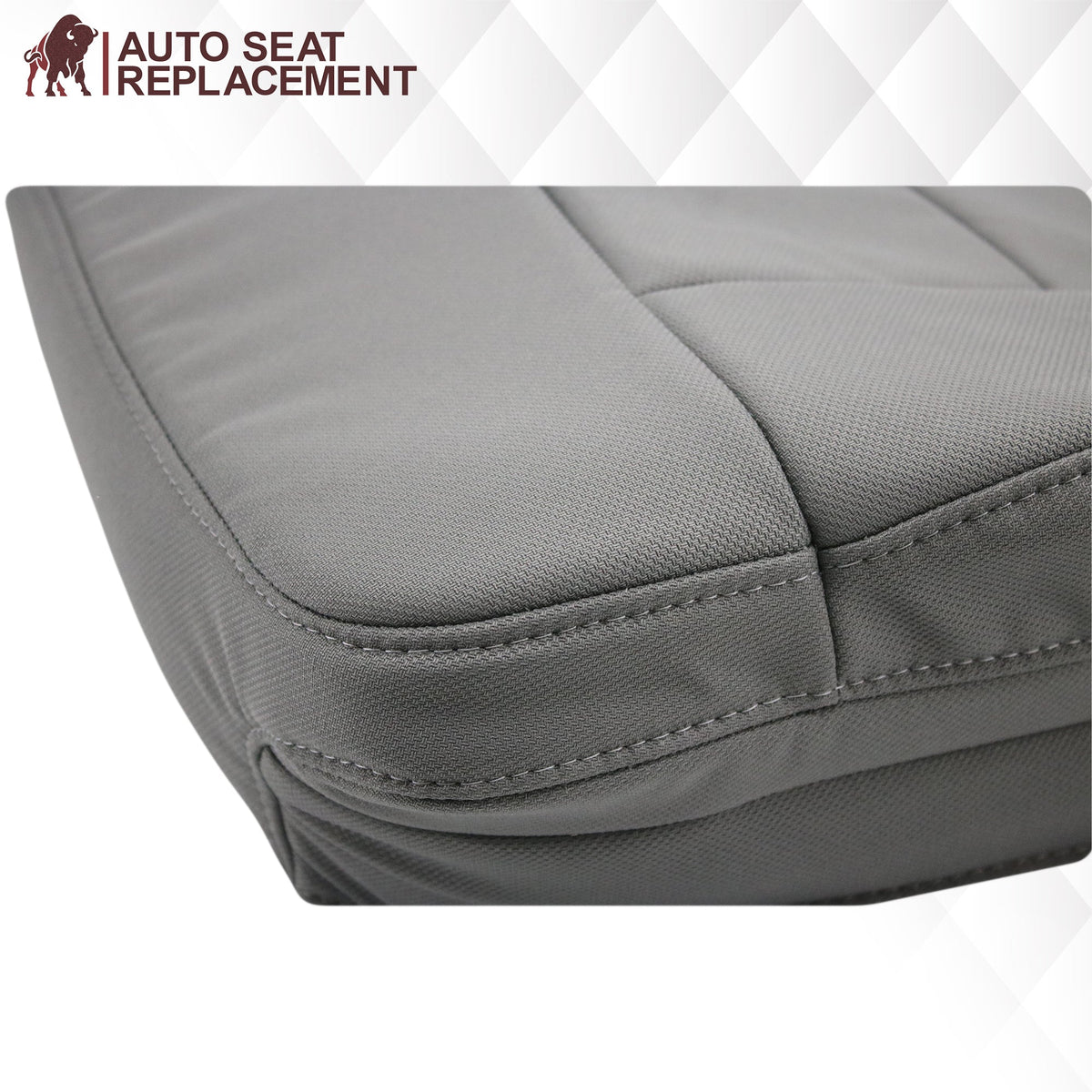 2004 2005 2006 2007 2008 Ford F150 XL Cloth Seat Covers in Medium Flint Gray
