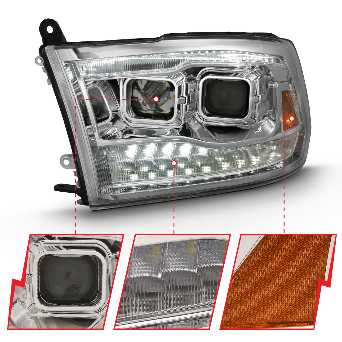 ANZO USA - Projector Headlight - 111442