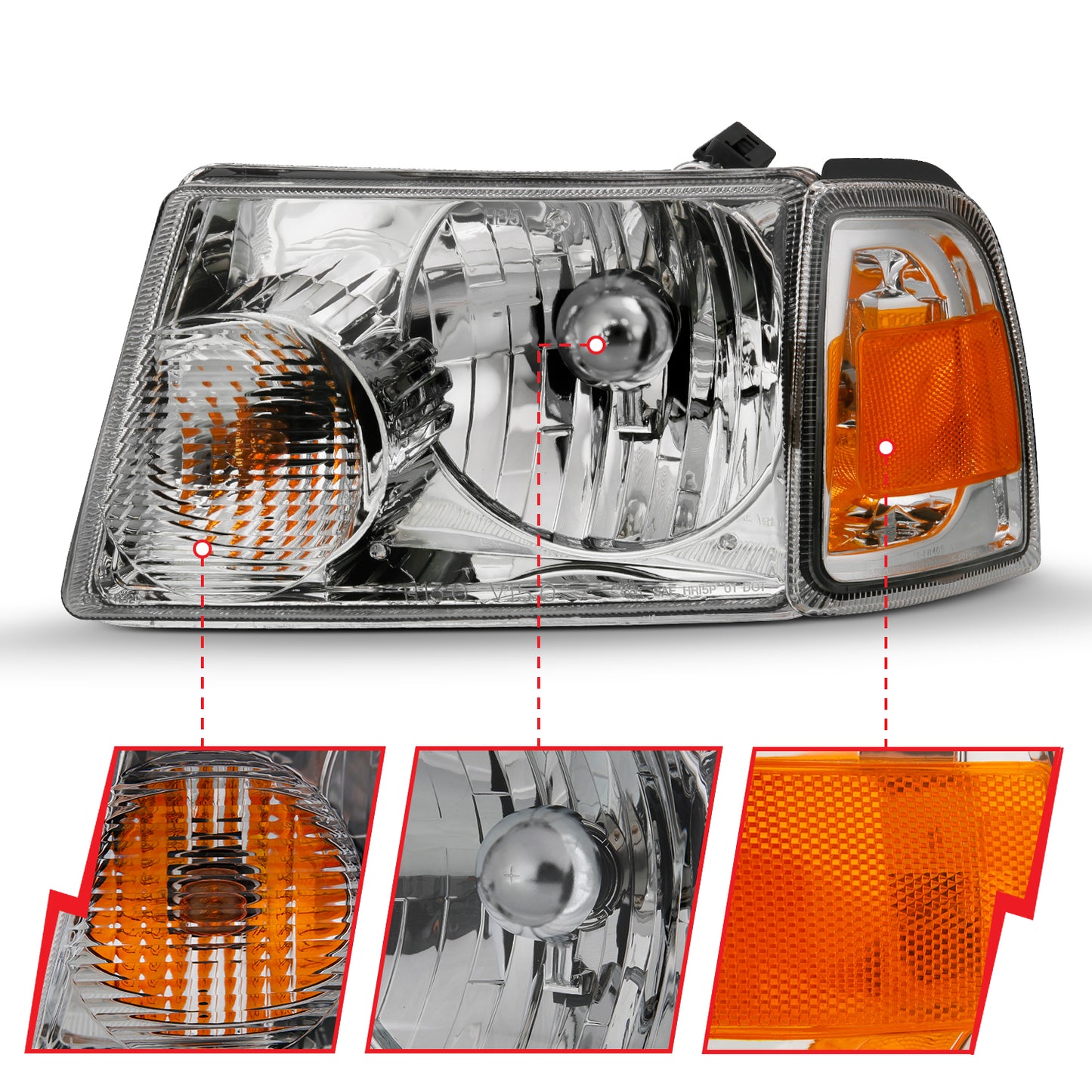 ANZO USA - Crystal Headlight - 111484