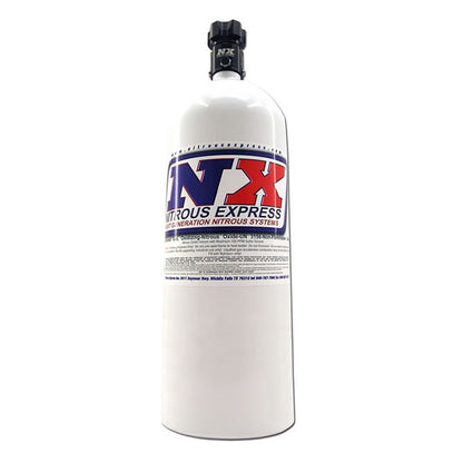 Nitrous Express - 15LB BOTTLE W/ LIGHTNING 500 VALVE -6 Bottle Nipple(6.89  DIA. X 26.69  TALL) - 11150-6