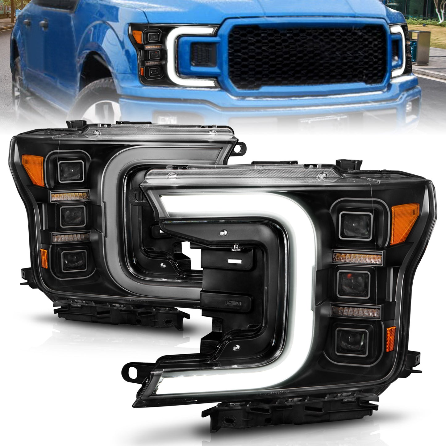 ANZO USA - LED Projector Headlight - 111519