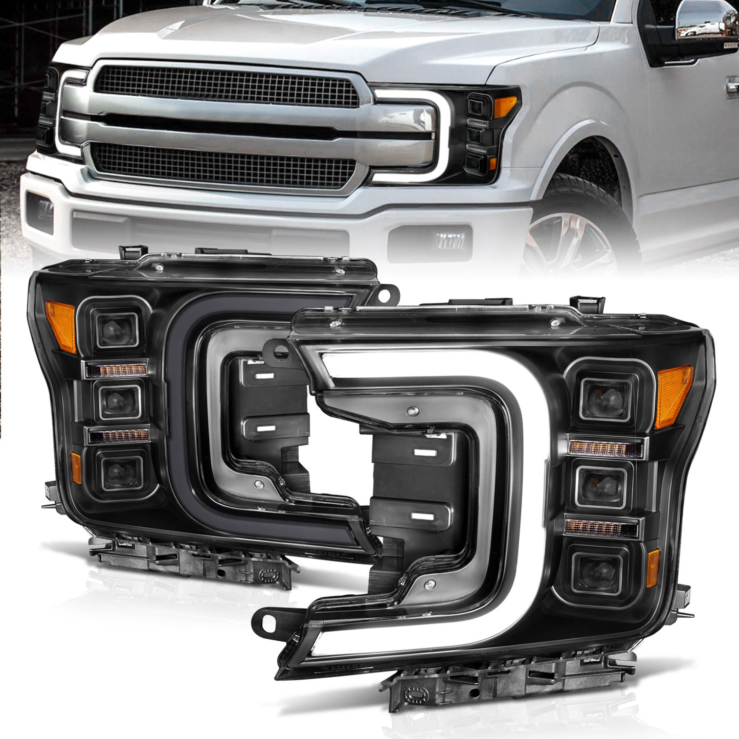 ANZO USA - LED Projector Headlight - 111520