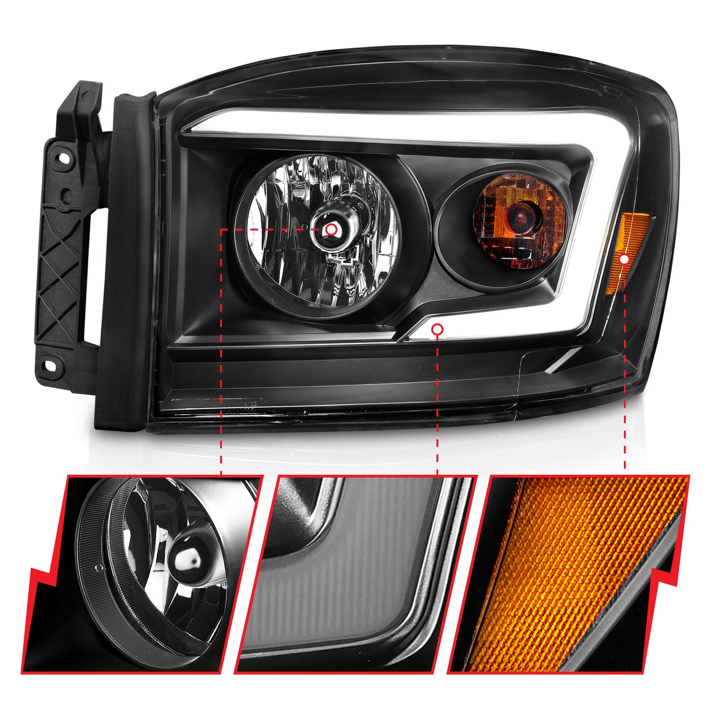 ANZO USA - Crystal Headlight - 111524