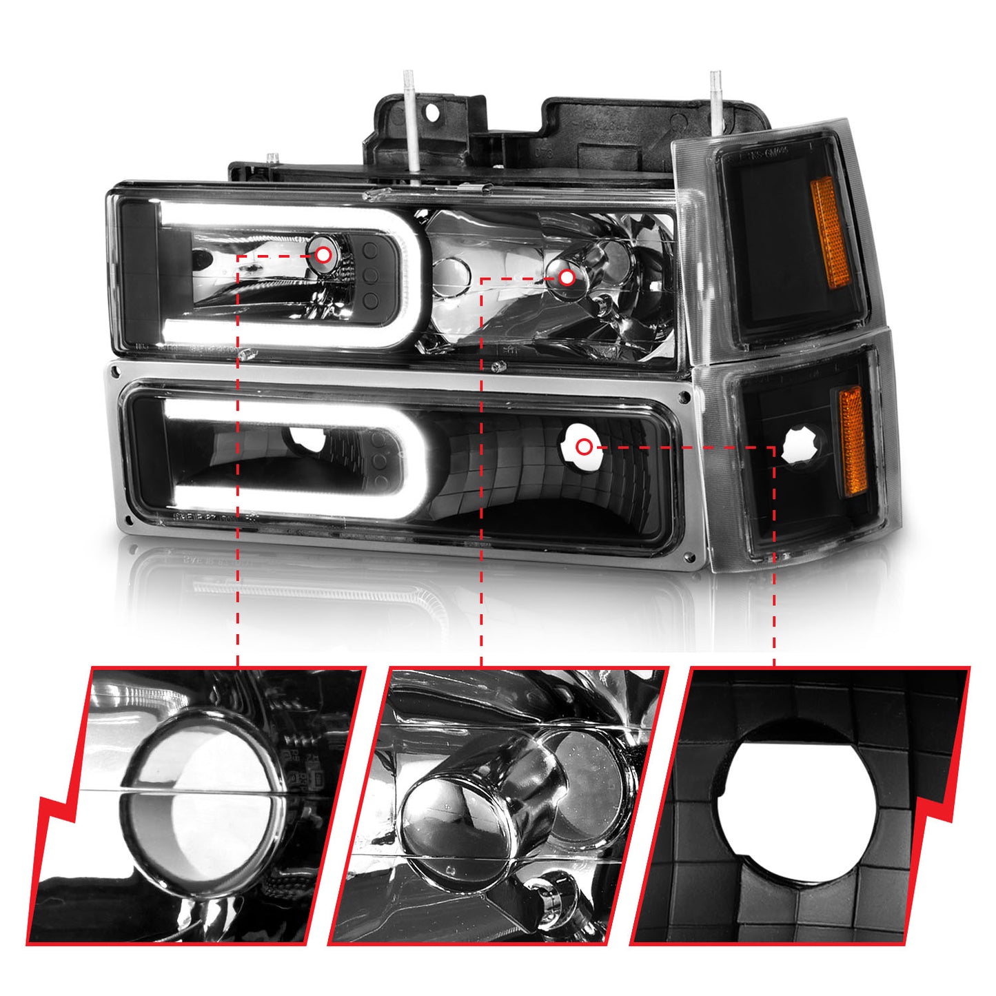 ANZO USA - Crystal Headlight - 111528
