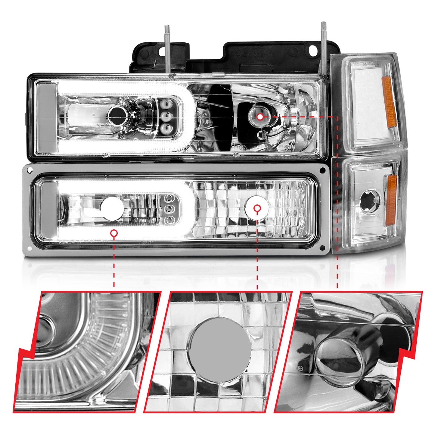 ANZO USA - Crystal Headlight - 111529