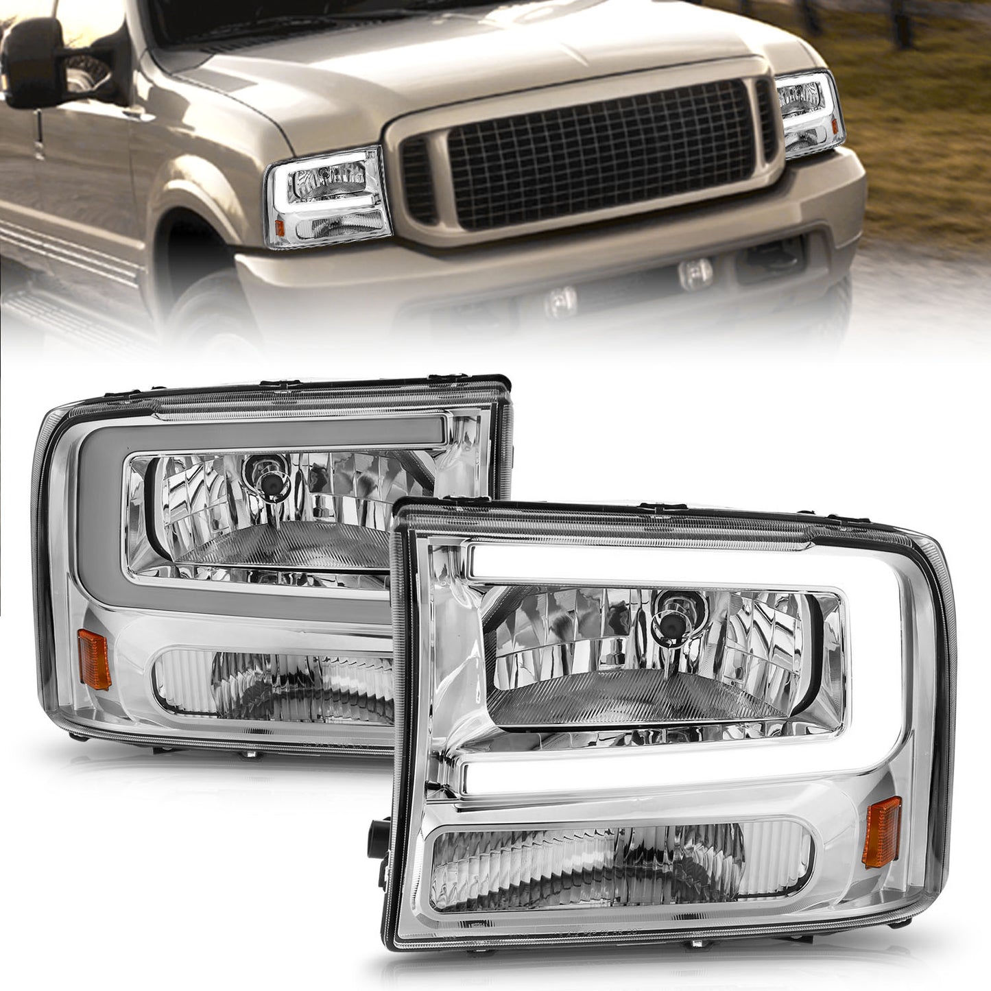 ANZO USA - Crystal Headlight - 111550
