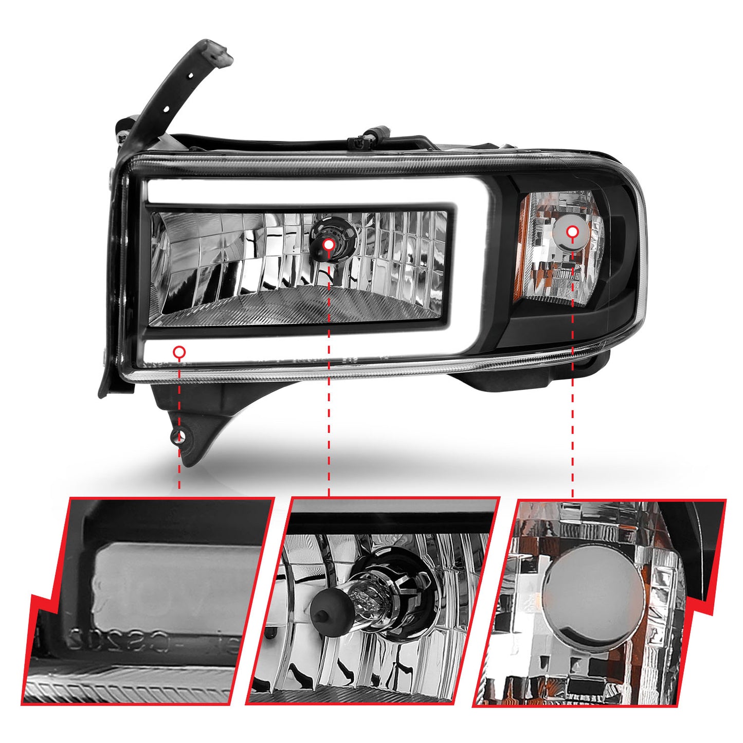 ANZO USA - Crystal Headlight - 111554