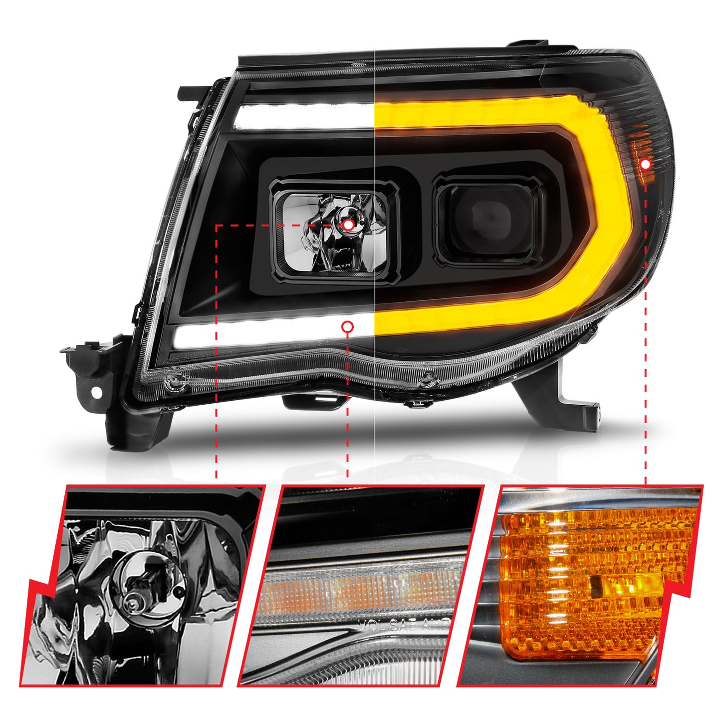 ANZO USA - Projector Headlight - 111564