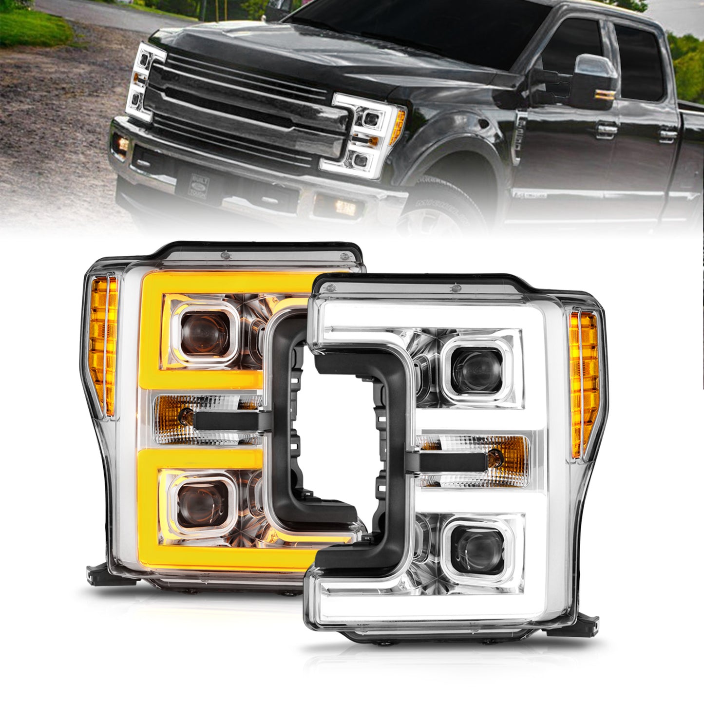 ANZO USA - LED Projector Headlight - 111578