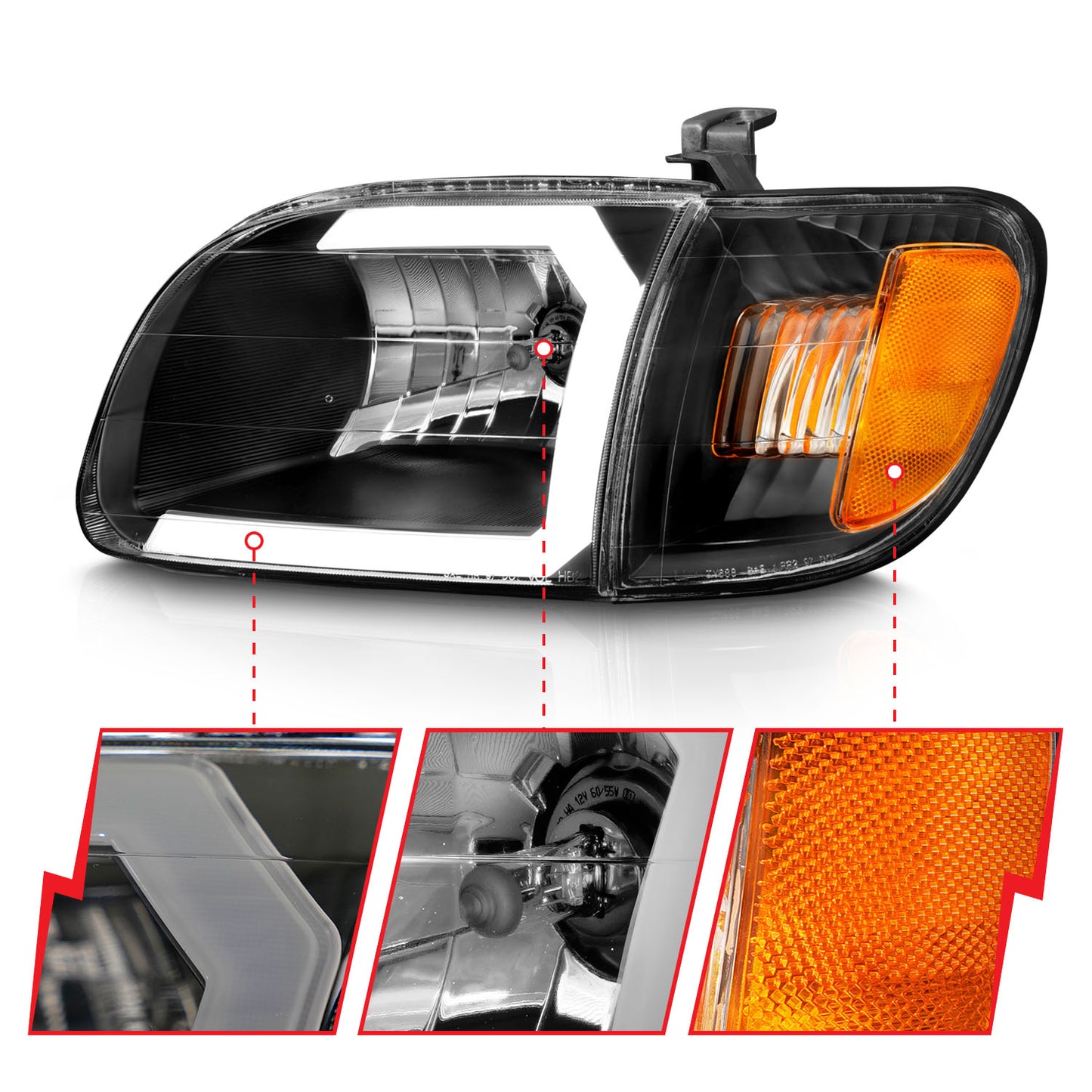 ANZO USA - Crystal Headlight - 111579
