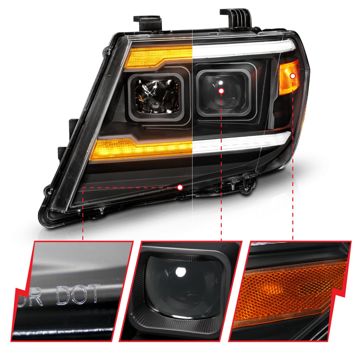 ANZO USA - Projector Headlight - 111597