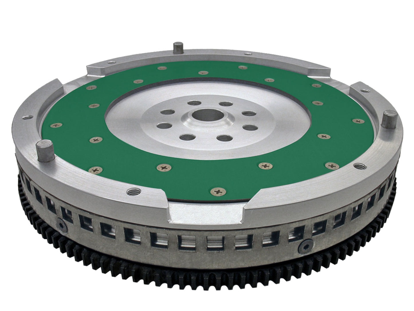 Fidanza Flywheel-Aluminum PC Au5; High Performance; Lightweight With Replaceable Friction