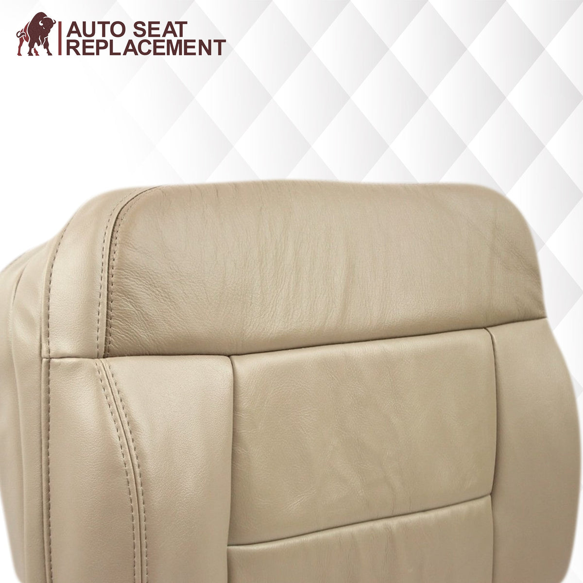 2005-2008 Ford F-150 Seat Cover in Tan: Choose Leather or Vinyl