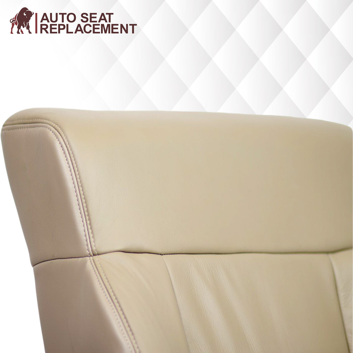 2005-2008 Ford F-150 Seat Cover in Tan: Choose Leather or Vinyl