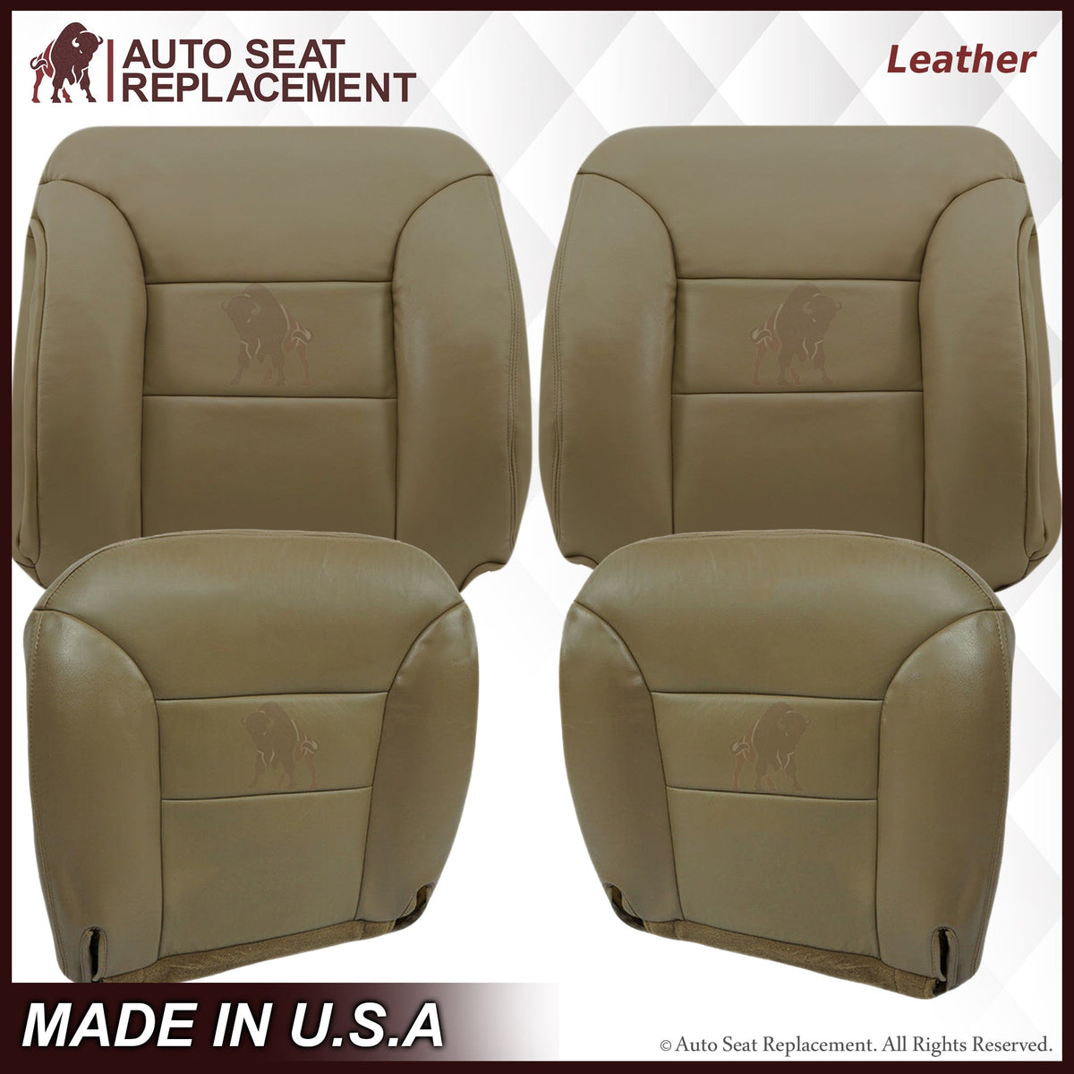 1995-1999 Chevy Tahoe Suburban Silverado Seat Cover in Tan: Choose your options