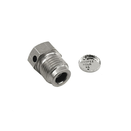 Nitrous Express - BLOW OFF (3000PSI) FITS ALL NX CHROME AND DF5 VALVES W/ FEMALE THREADS - 11707