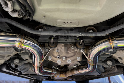2015-2023 Ford Mustang Muffler Axle Back Dual Burnt Tips Exhaust