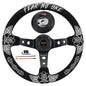 BW Rose Deep Dish Steering Wheel + Short Hub Adapter Kit For Honda Acura