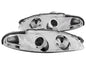 Anzo 1997-1999 Mitsubishi Eclipse Projector Headlights w/ Halo Chrome