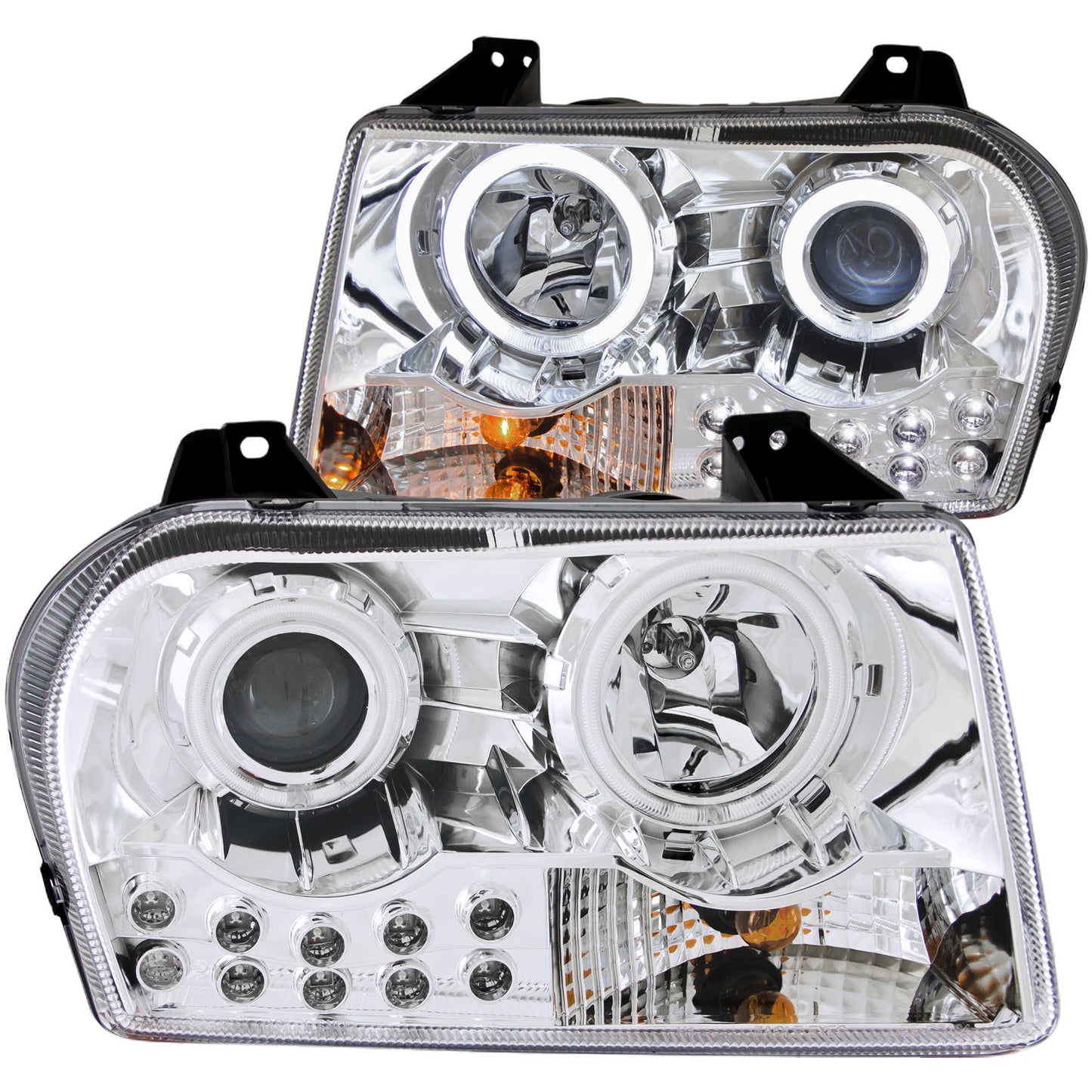 ANZO USA - Projector Headlight Set W/Halo - 121136