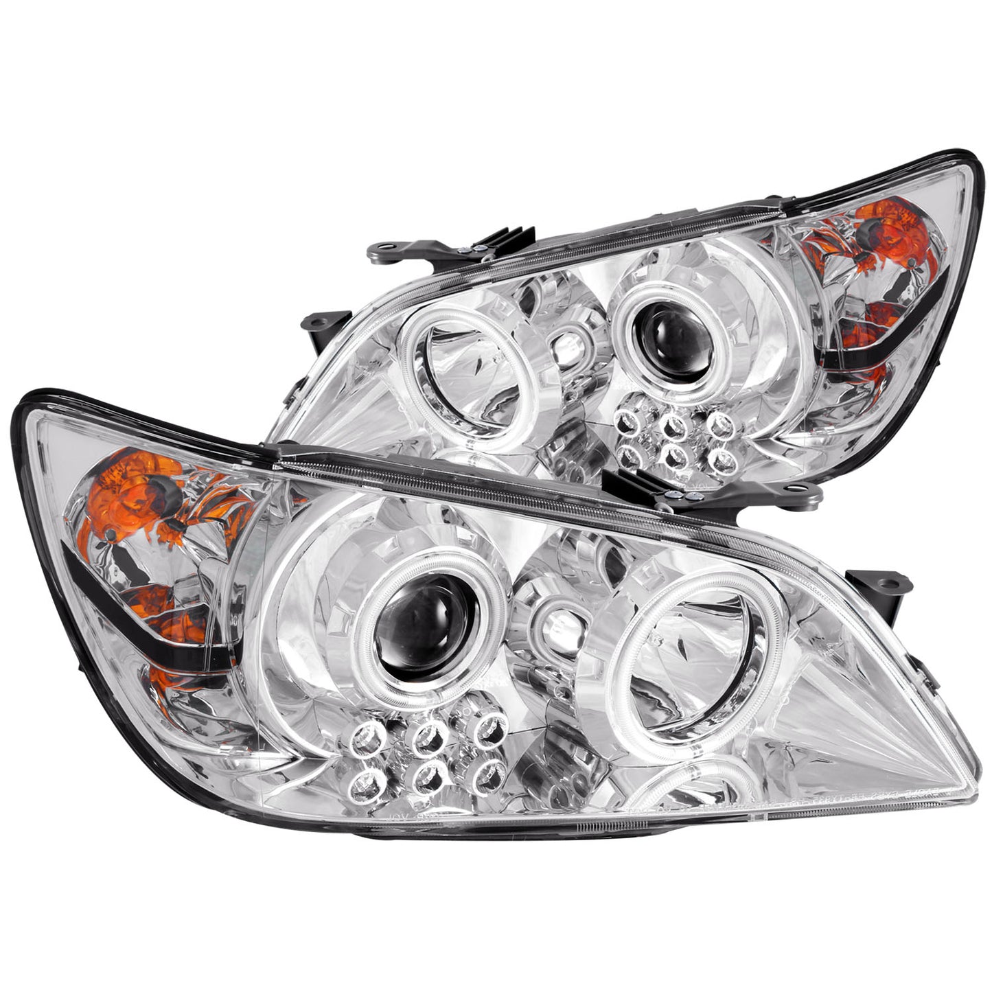 ANZO USA - Projector Headlight Set W/Halo - 121200