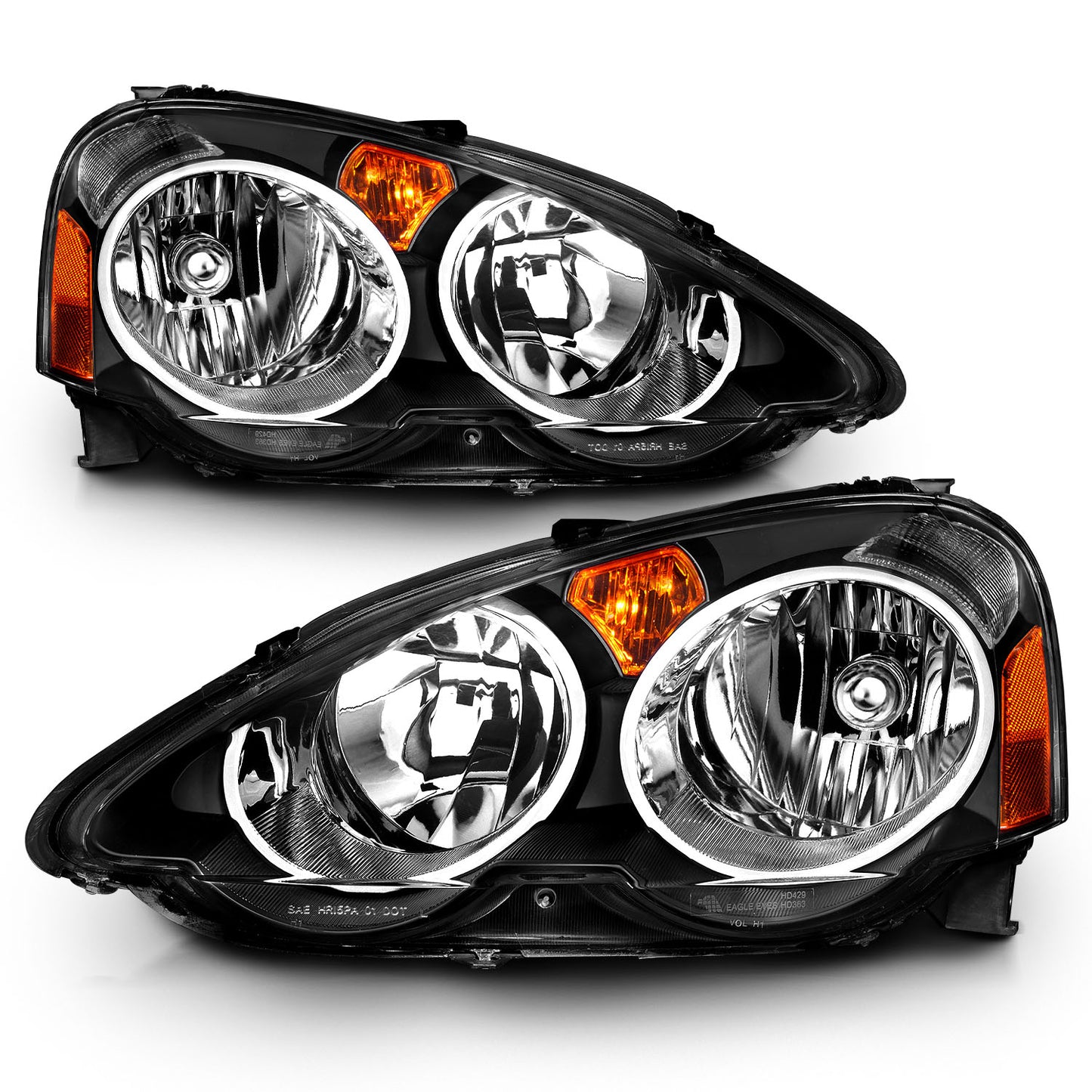ANZO USA - Crystal Headlight Set - 121209