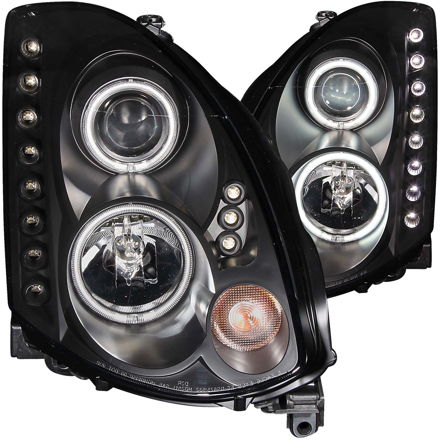 ANZO USA - Projector Headlight Set W/Halo - 121363