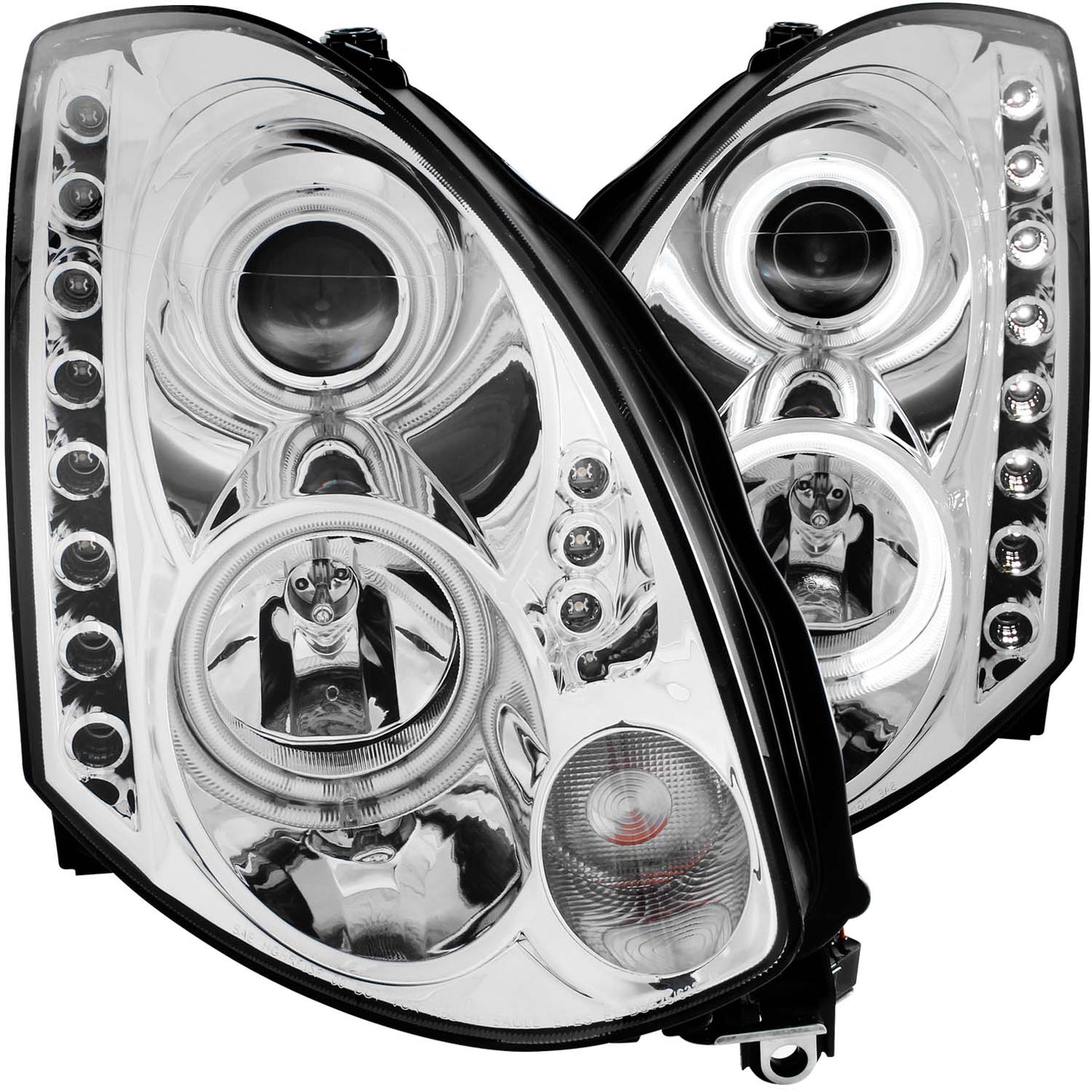 ANZO USA - Projector Headlight Set W/Halo - 121364