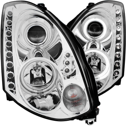 ANZO USA - Projector Headlight Set W/Halo - 121364
