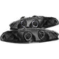 ANZO USA - Projector Headlight Set W/2 Halos - 121365