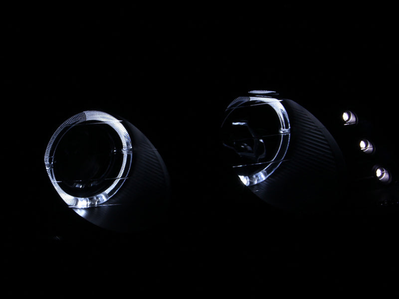 ANZO USA - Projector Headlight Set W/2 Halos - 121365
