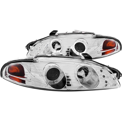 ANZO USA - Projector Headlight Set W/2 Halos - 121380