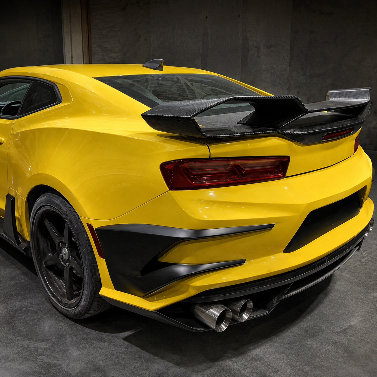 Dry Carbon Fiber Rear Spoiler Wing for Chevrolet Camaro 6 ZL1