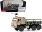 M1083 MTV (Medium Tactical Vehicle) Armored Cab Cargo Truck with Turret NATO Camouflage "US Army" "Armor Premium" Series 1/72 Diecast Model by Panzerkampf  free shipping USA