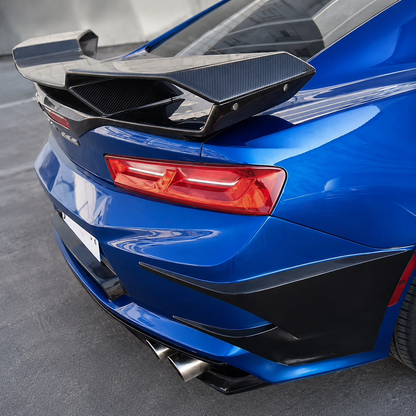 Dry Carbon Fiber Rear Spoiler Wing for Chevrolet Camaro 6 ZL1