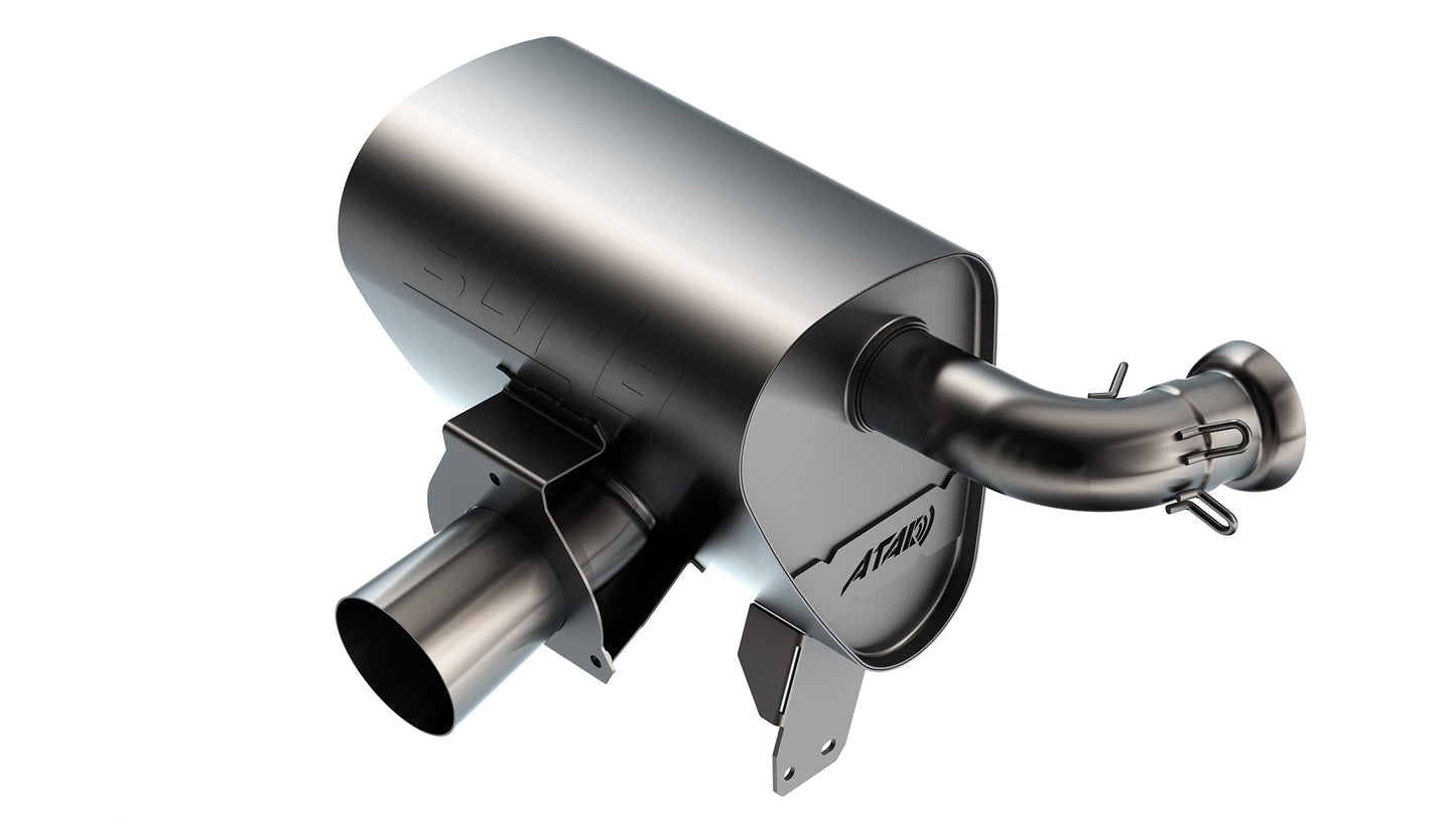 Borla 2017-2025 Can-Am Maverick X3 Axle-Back Exhaust System ATAK Part # 12678CB