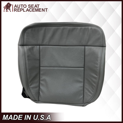 2004-2008 Ford F150 Perforated Seat Cover in Gray: Choose Leather or Vinyl