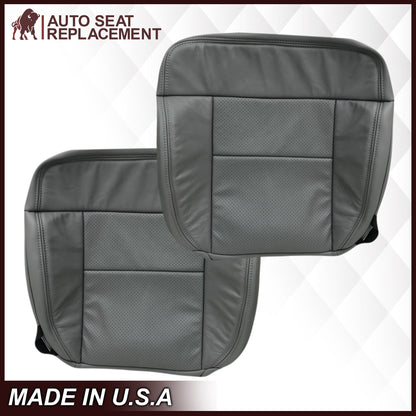 2004-2008 Ford F150 Perforated Seat Cover in Gray: Choose Leather or Vinyl