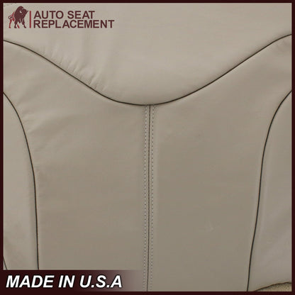 2000-2002 GMC Yukon XL 2nd Row Captain Seat 50/50 Seat Cover in Shale Tan: Choose From Variation